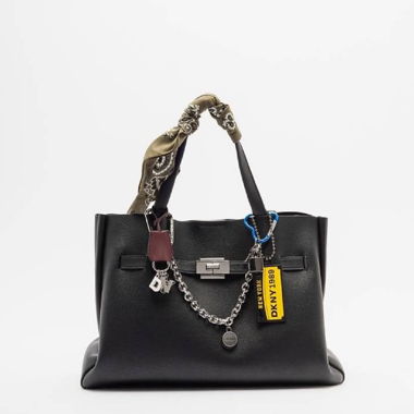 DKNY BRYAR SATCHEL - Handbag - cappuccino