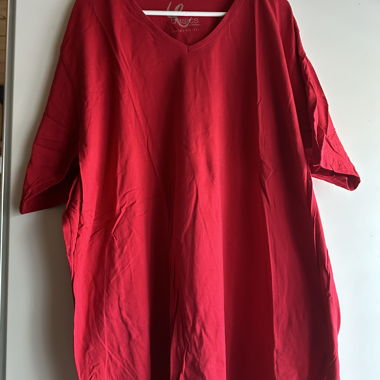 T-shirt rouge oversize