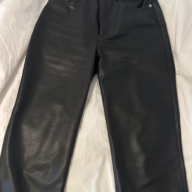Pantaloni in pelle neri