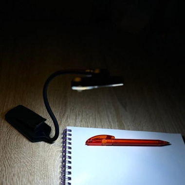 Lampe de lecture rechargeable, 5 intensités 