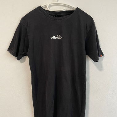 ellesse T-Shirt Black Size S