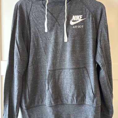 Nike Kapuzen-Sweatshirt grau "Just Do It"