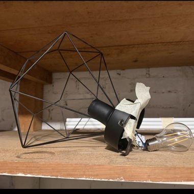 Lampada a sospensione geometrica