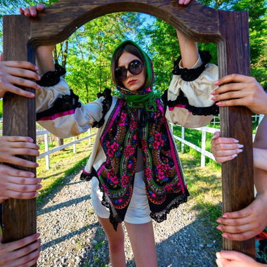 Reinterpreted Romanian folk Jacket
