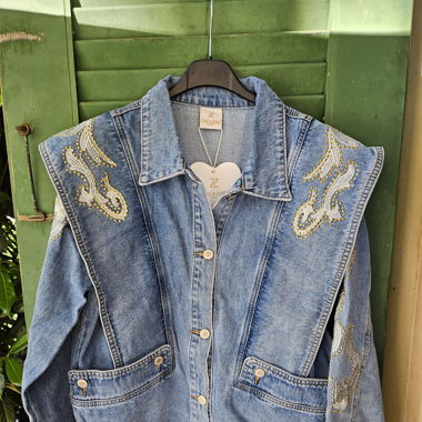 Zac&Zoe Jeansjacke L/XL im 80s Style
