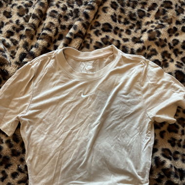 Crop top Nike beige 