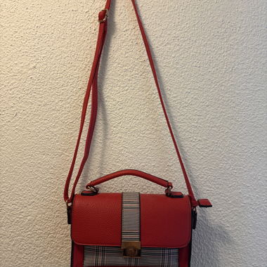 Borsa a tracolla rossa
