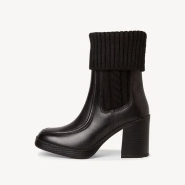 Bequeme Lederstiefel für den Winter