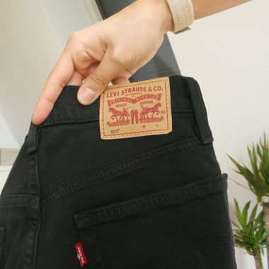 Jeans Levi's 501 noirs - W24 L30