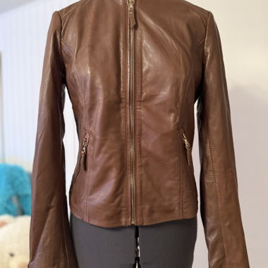 Veste en cuir