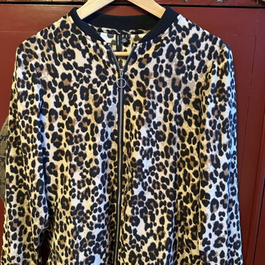 Leopard Bomber Jacket Vero Moda Size S - New