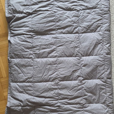 Grey weighted blanket 140x200 cm 10 kg