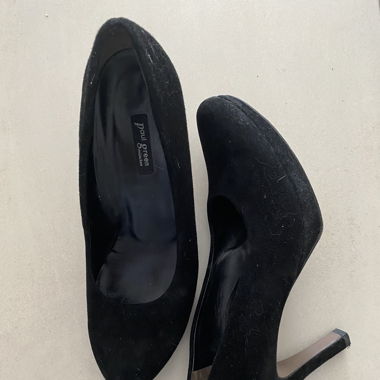 Escarpin noir velours