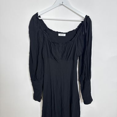 Edited Black long-sleeve dress