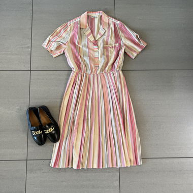 Robe chemise rayée Jean Bailly
