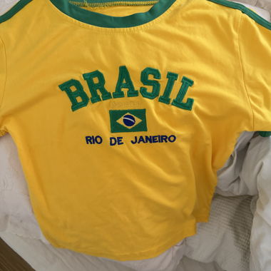 T-shirt da tifoso Brasile
