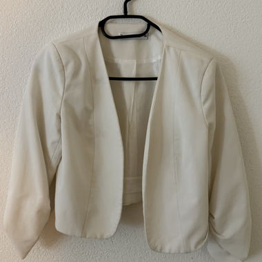 Blazer corto bianco
