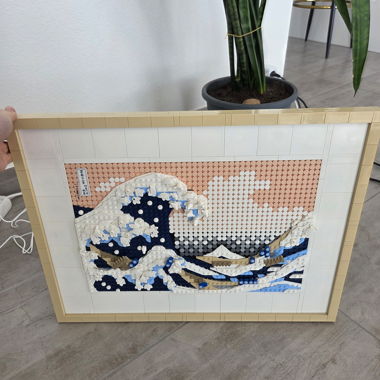 Mosaïque LEGO encadrée