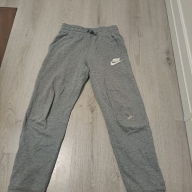 Grey Nike sweatpants