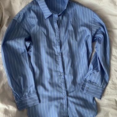 Blue Tie Shirt