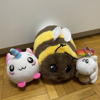 Peluche 3 pezzi