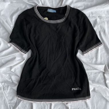 Prada Stricktop schwarz size M-L