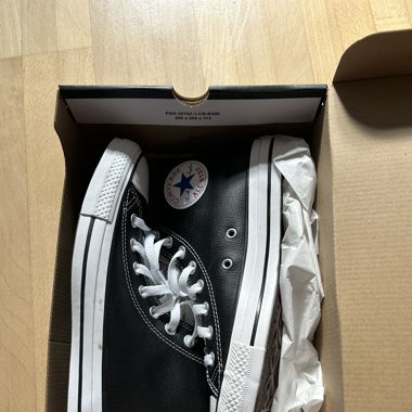 Converse Leder Schwarz