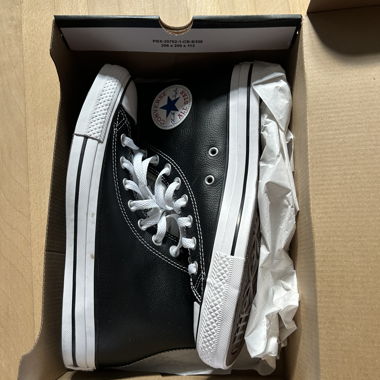 Converse Leder Schwarz