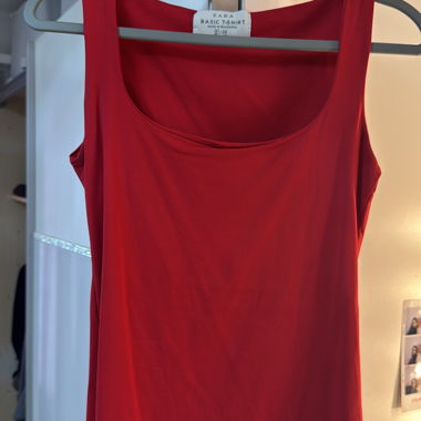 Haut Zara rouge taille S