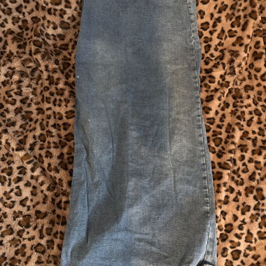 Gonna maxi in denim blu