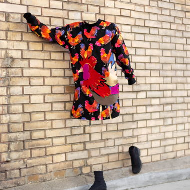 Chicken Lover Sweatshirt Kleid