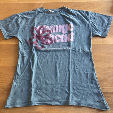 T-shirt Blu con Stampa