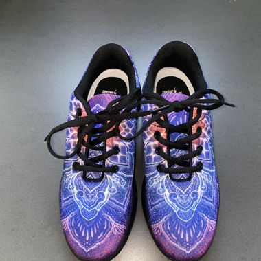 Rave Schuhe - Spark of joy Mandala