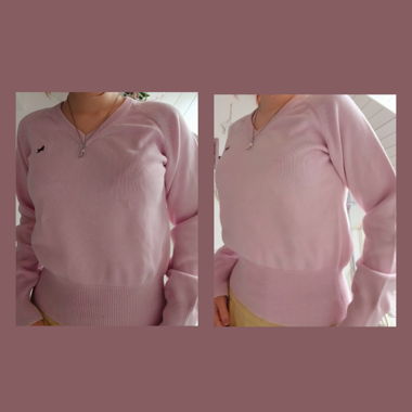 Maglione rosa chiaro 90'
