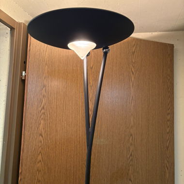 Black floor lamp