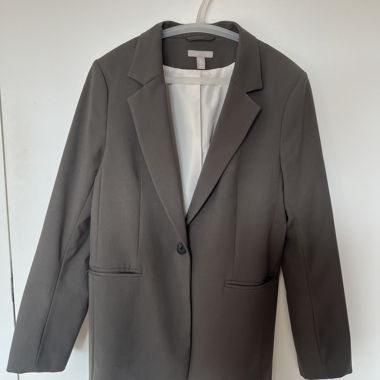 Olive green blazer from H&M