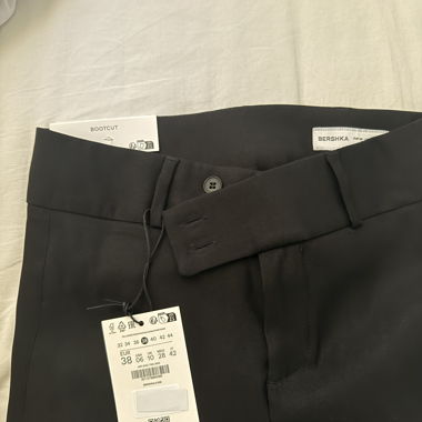 Black Bootcut Trousers Bershka Tall