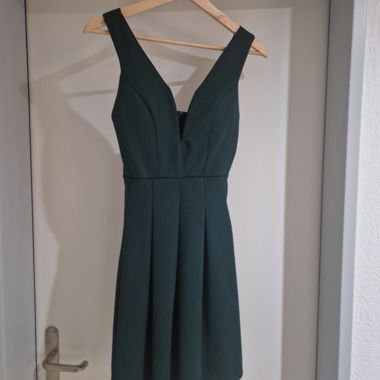 Grünes Cocktail/Sommerkleid