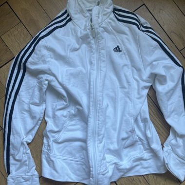 Giacca da allenamento Adidas bianca