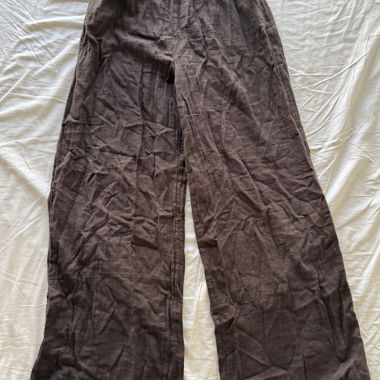 Pantaloni di lino NA-KD