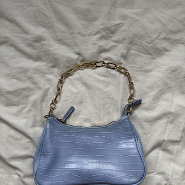 Borsa a mano blu