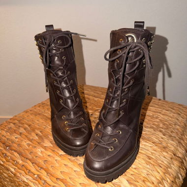 Braune High-Heel-Boots von Michale Kors