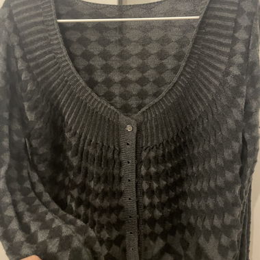 Black Knit Cardigan