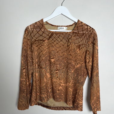 BiBA patterned long-sleeve top