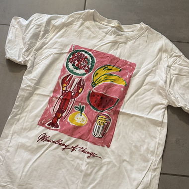 Pull&Bear T-shirt with food print