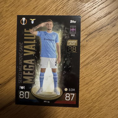 Carta Topps Match Attax Savic