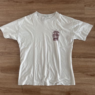 Pull&Bear T-Shirt mit Krug-Print