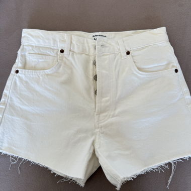 Short in denim bianco Reformation