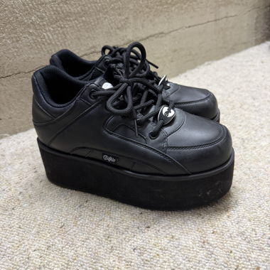 Black Buffalo Platform Sneakers