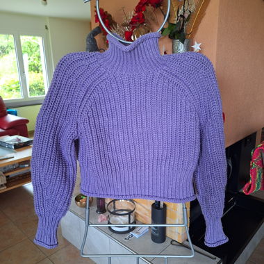 Pull grosse maille